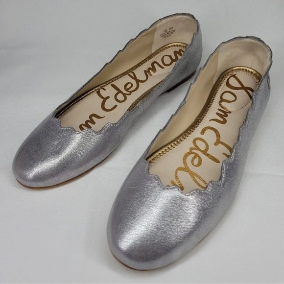 Sam Edelman Shoes - Sam Edelman Silver Flats size 8 NWOT